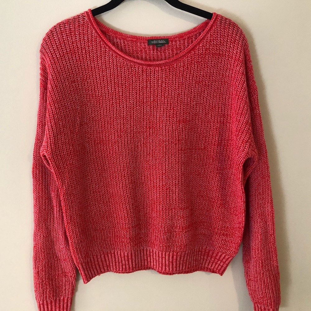 wild fable red sweater
